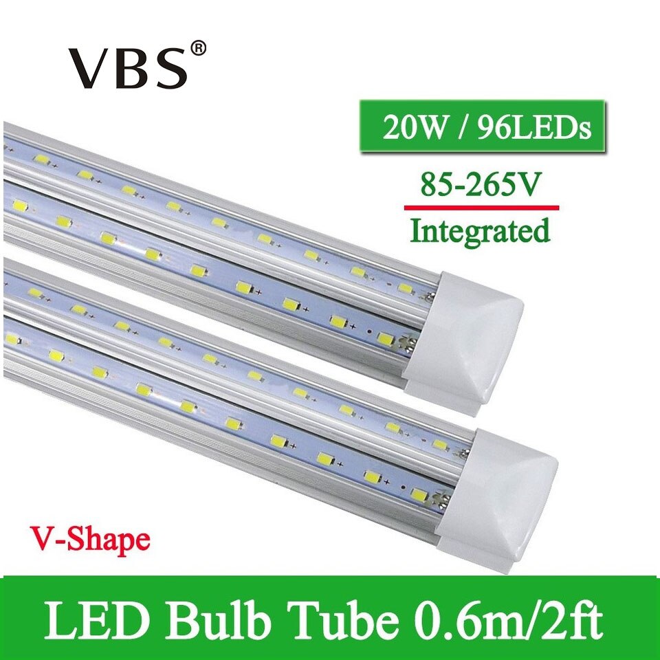 V  LED Ʃ , 20W T8 570mm 2FT LED , ..